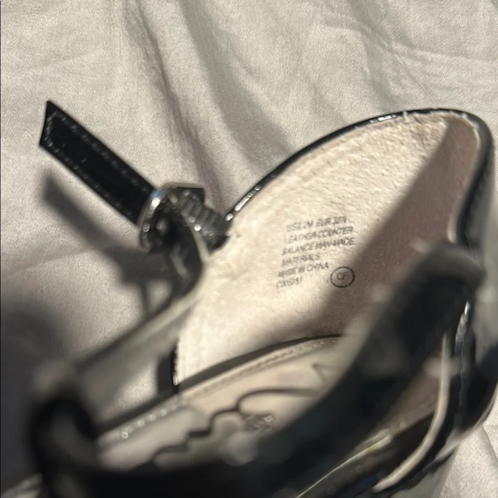 Girls Nina Black Patent Leather Bow Dress Heels Mary Jane Shoes Size 2